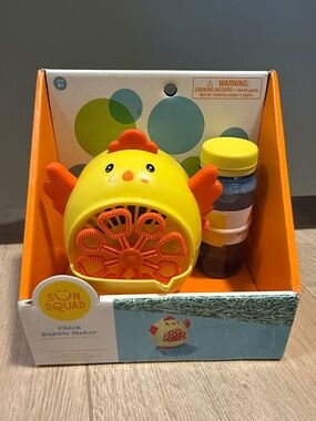 Chick Bubble Maker - Yellow/Orange Bubble Toy